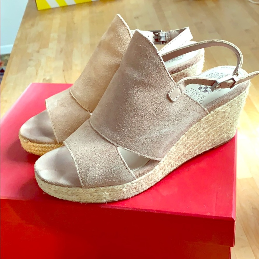 Vince Camuto Suede Espadrilles Wedges